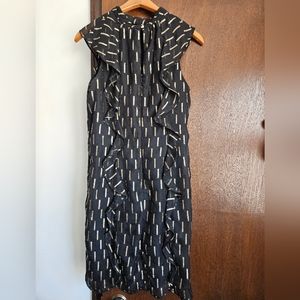 Black with Gold Worthington Dress Sz 10